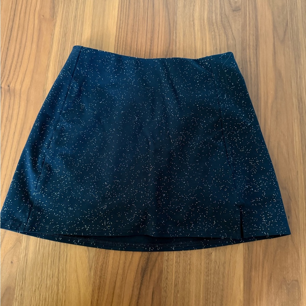 American Eagle Outfitters Black Mini Skirt with Sparkles